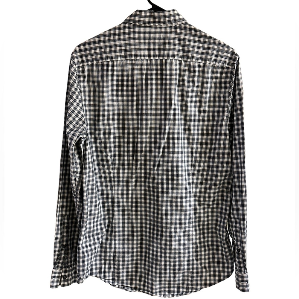Michael Kors Slim-Fit Gingham Cotton Shirt (Size: Medium) - Picture 3 of 5
